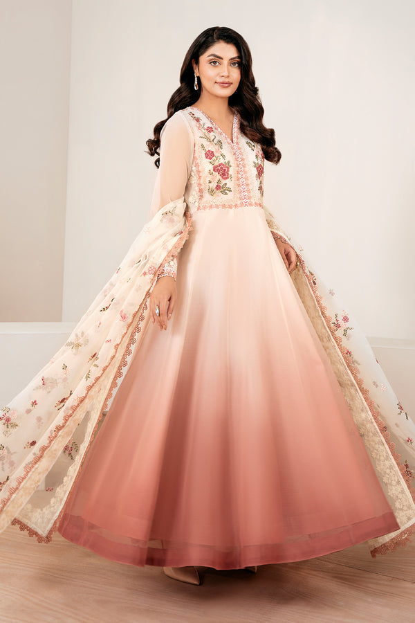 Baroque | Luxury Pret 25 | EMBROIDERED CHIFFON PR-1055