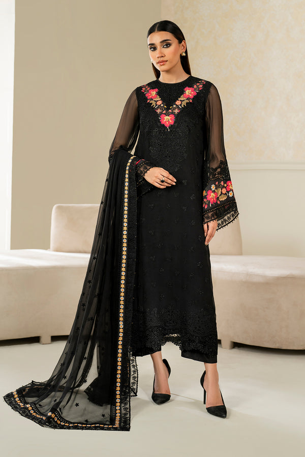 Baroque | Luxury Pret 25 | EMBROIDERED CHIFFON PR-1144