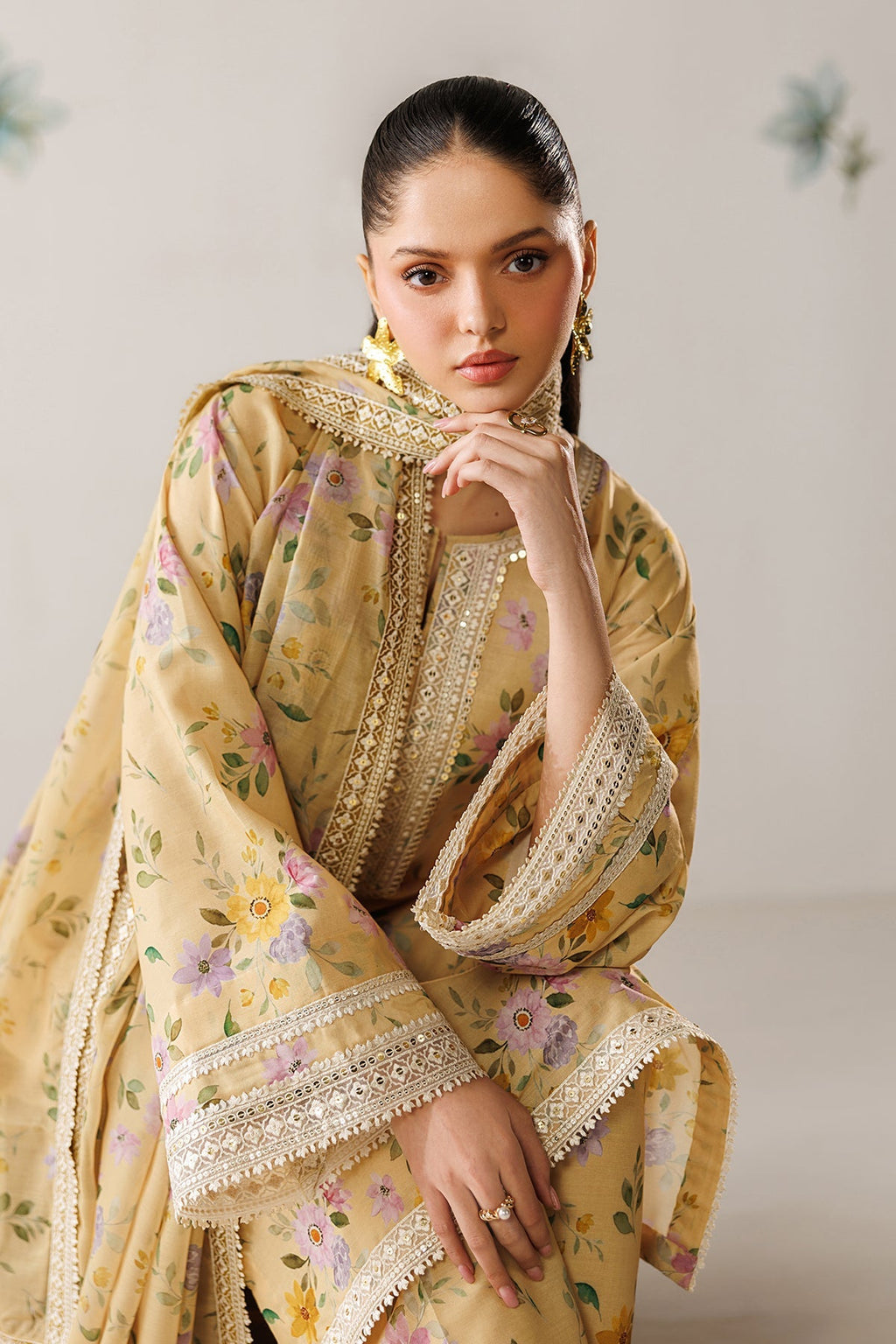 Baroque | Embroidered Lawn | SF-4416