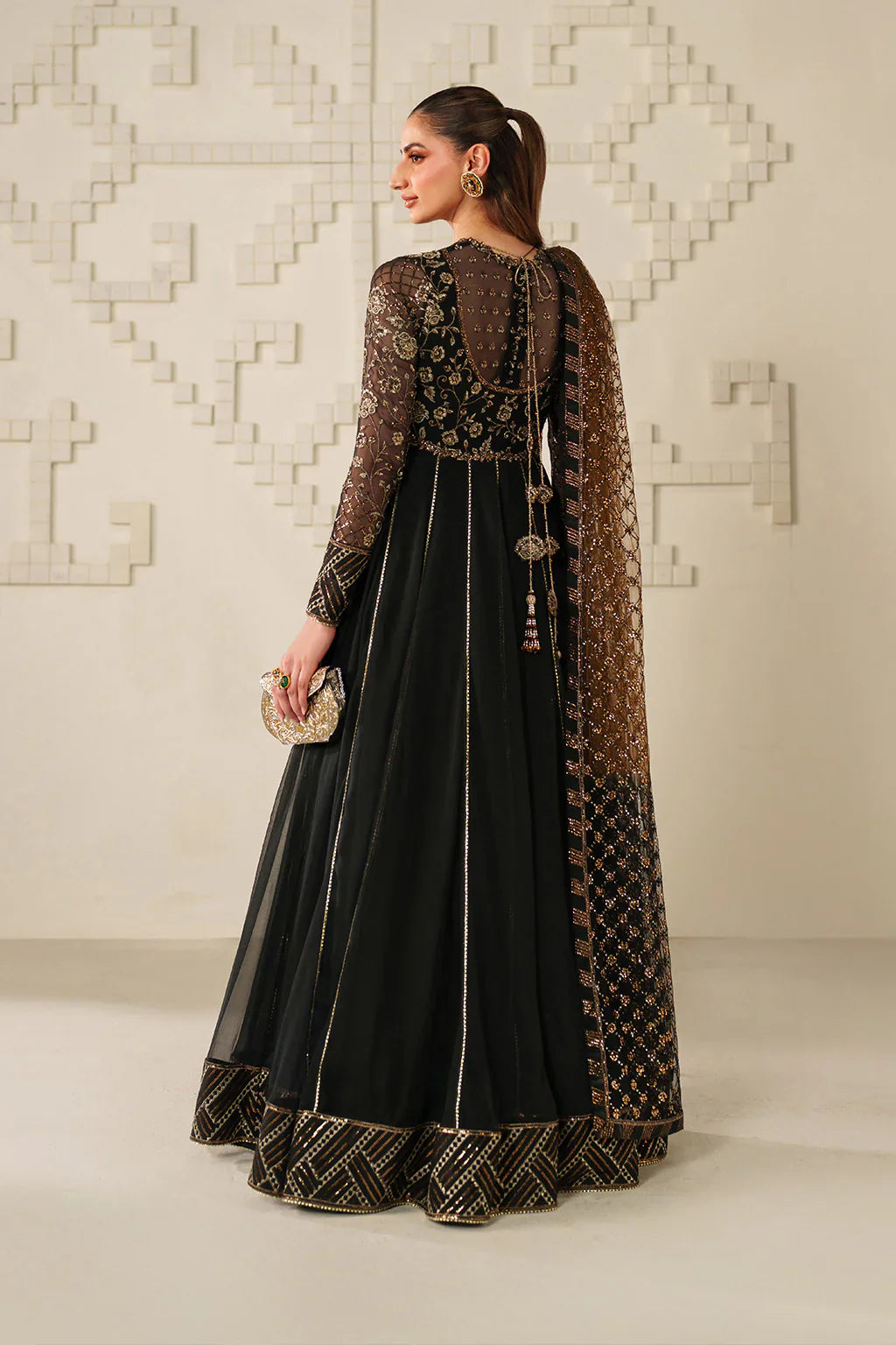 Iznik | Festive Formals | UE-621 Embroidered Chiffon