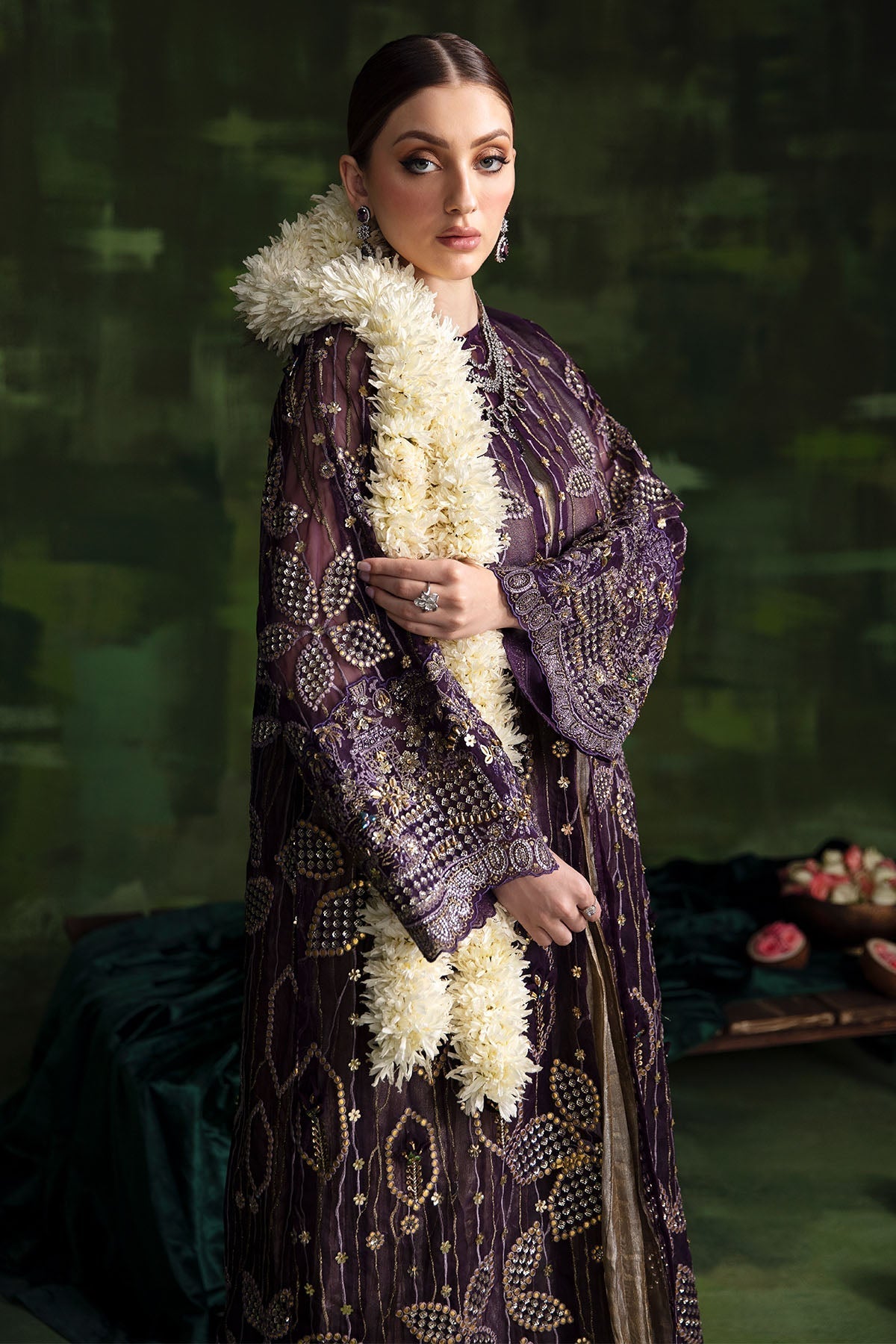 Nureh | Luxury Pret Formals | SEA FLOWER