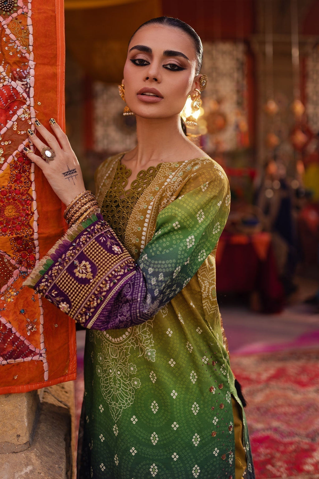 Nureh | Bazaar Lawn | NS-132 - House Of Anaya