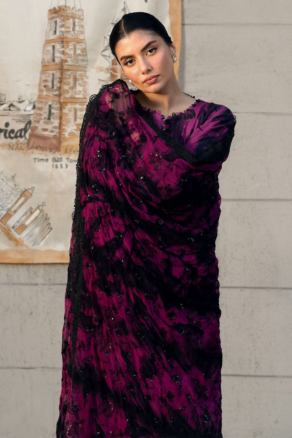 Nureh | Glam Girl Lawn | GL-23 - Riwayat-e-Khas