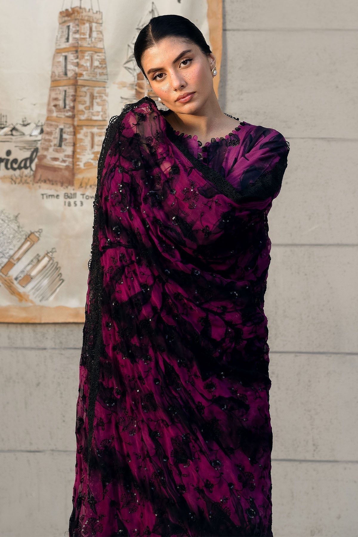 Nureh | Glam Girl Lawn | GL-23 - Riwayat-e-Khas