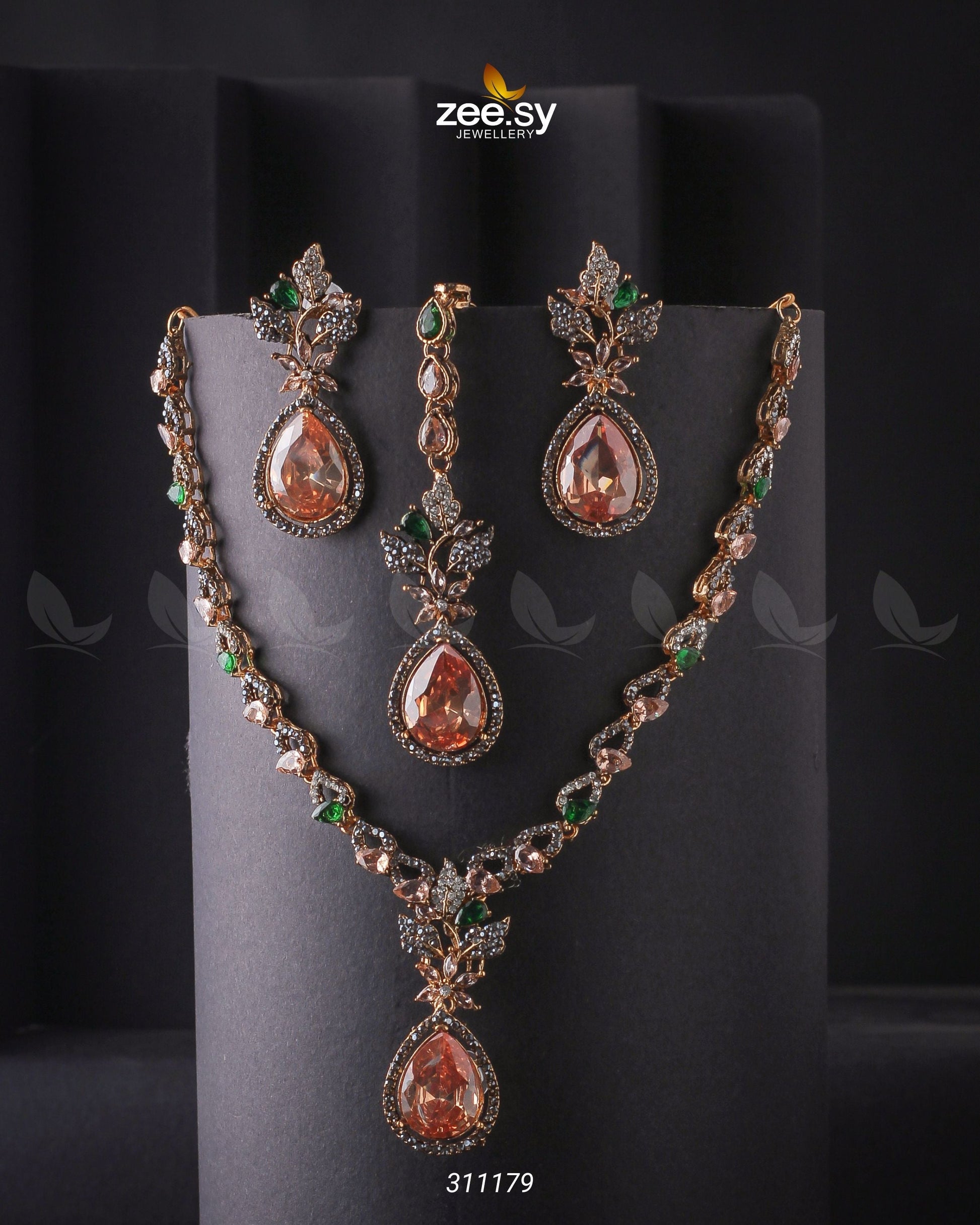 Opal Necklace Set - Libasekhas