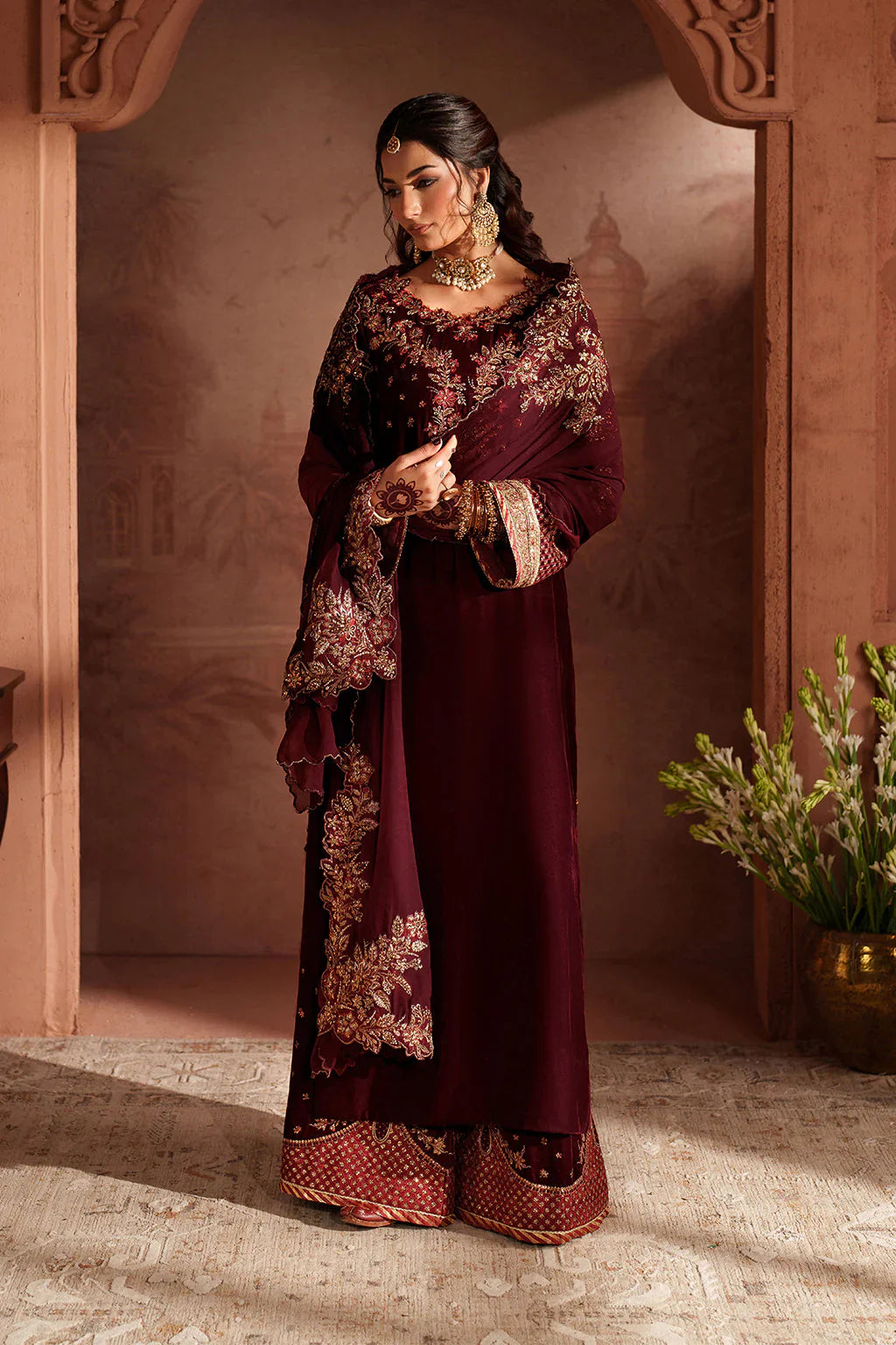 IZNIK | Raagni Velvet Formals | IV-55 Embroidered Velvet