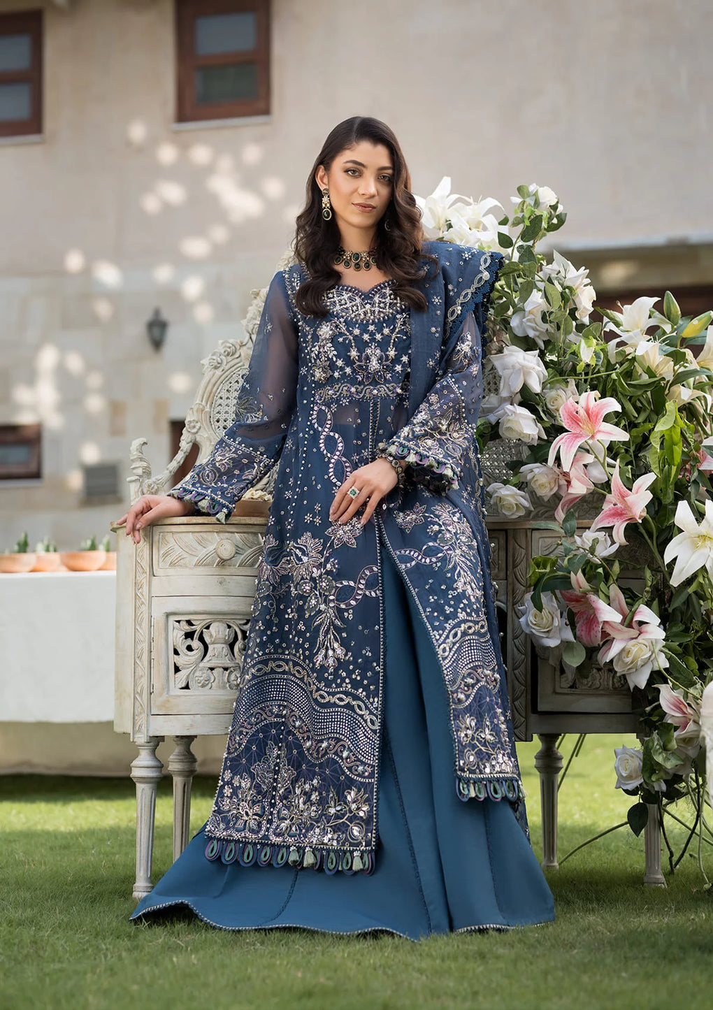 Elaf Premium | Formal Handwork Collection | EFH-04 FALAK - House Of Anaya
