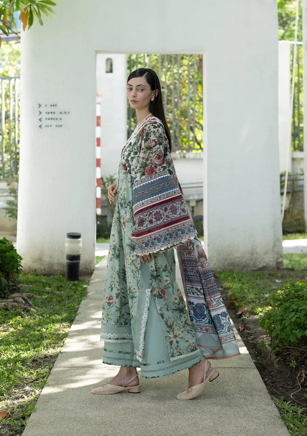Elaf Premium | Prints Collection 26 | EPN-6B OPALINE GARDEN