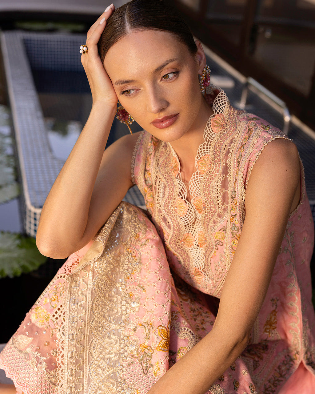 Faiza Saqlain | Zinnia Lawn 25 | Peony - House Of Anaya