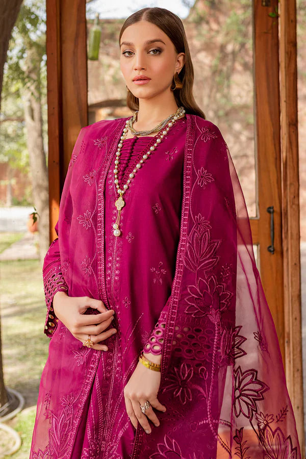 Farasha | Summer Weaves Embroidered lawn'26 | Viola