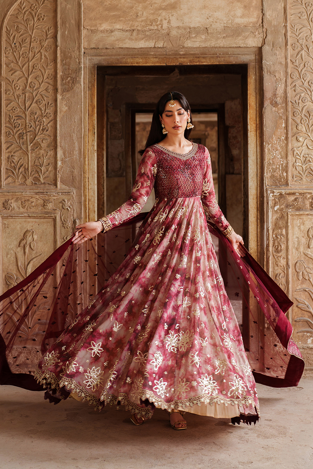 Iznik | Exclusive Formals | UE-533 Printed Chiffon