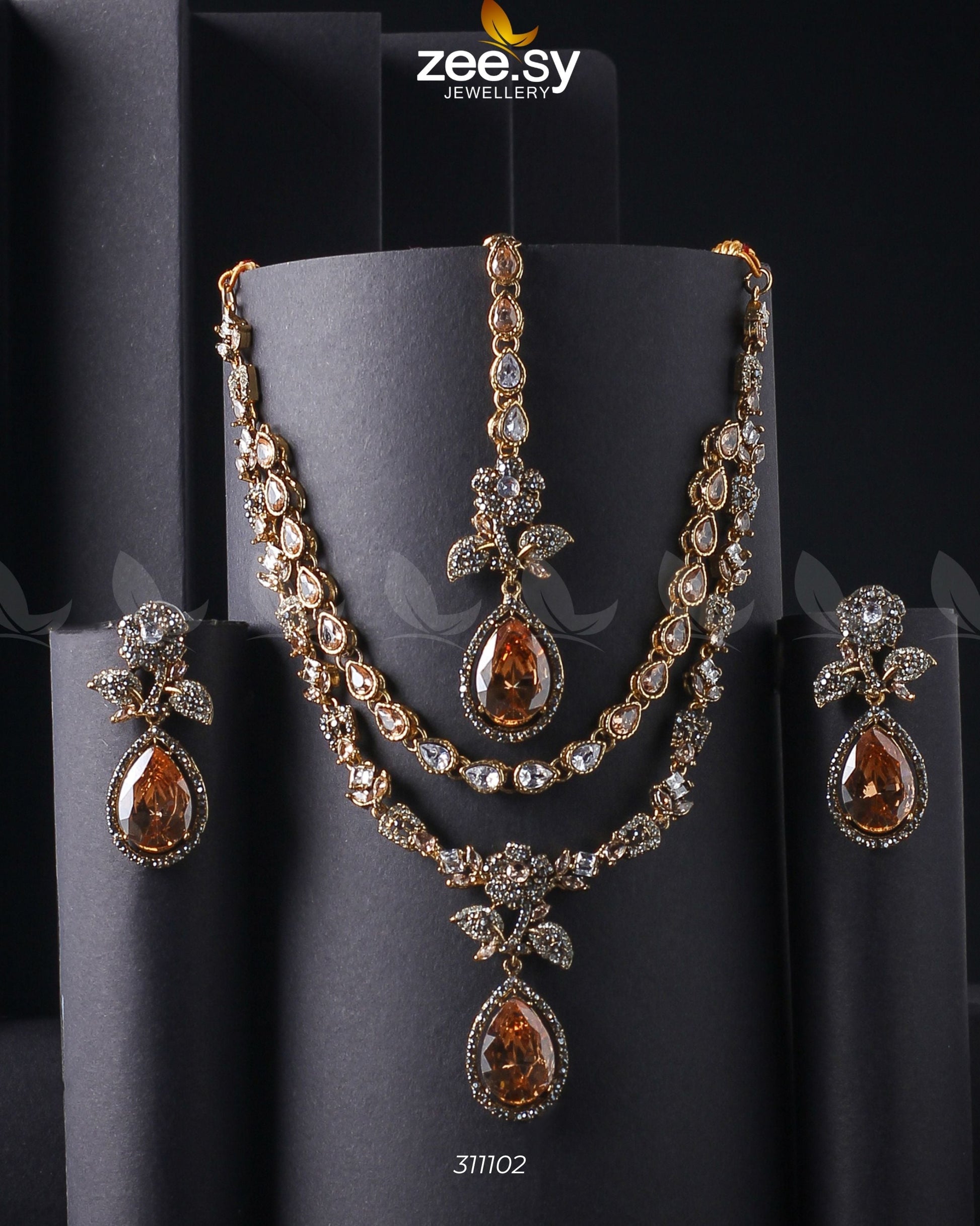 Amelia Necklace Set - Libasekhas