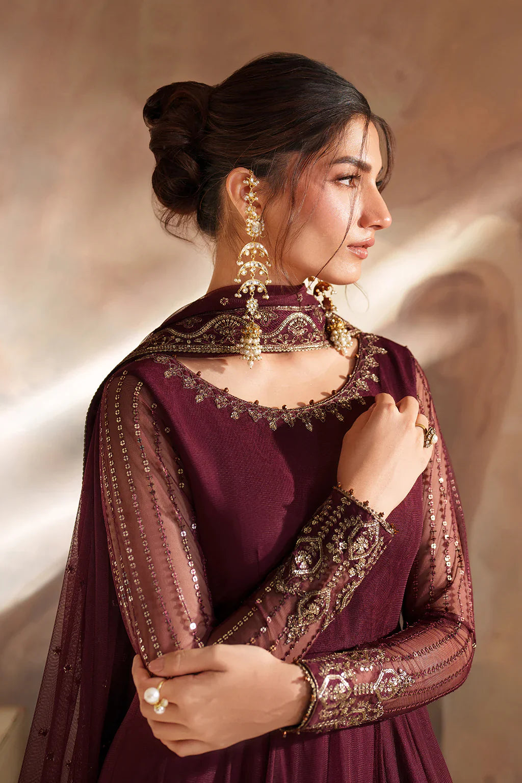 Iznik | Chinon Chiffon | CC-80 Embroidered Net
