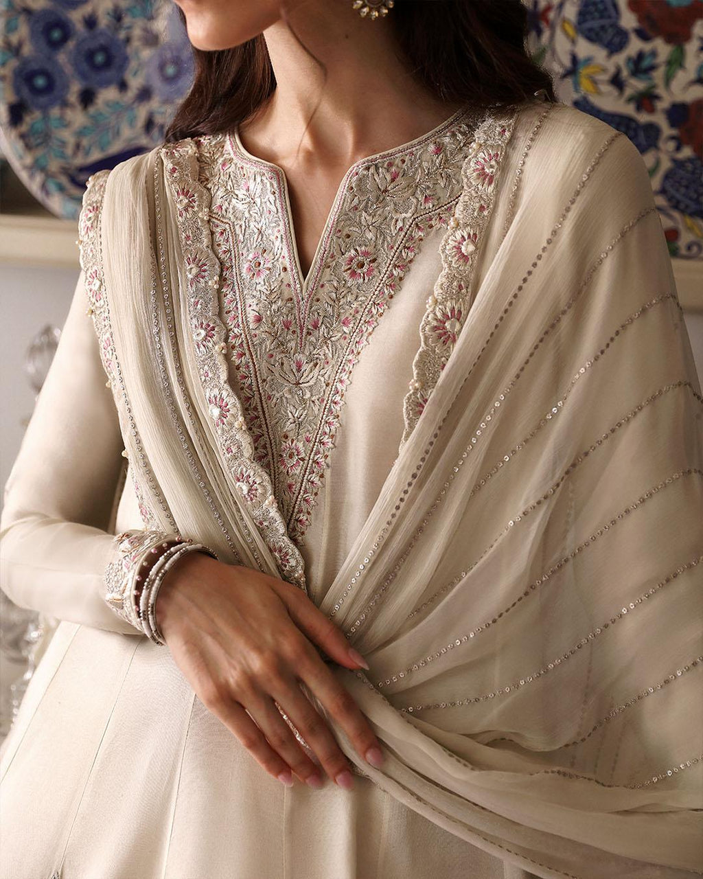 Faiza Saqlain | FS Luxe Mehermah | Sabina - House Of Anaya