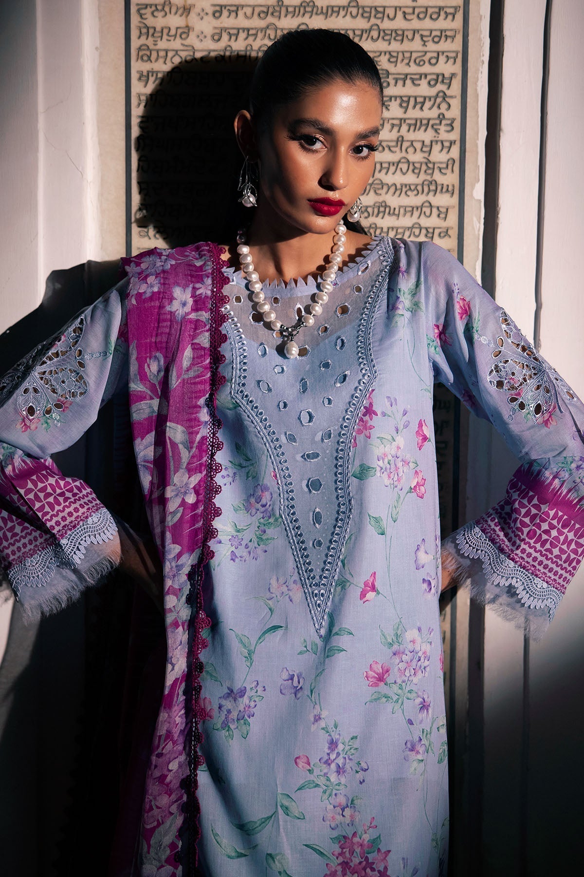 Nureh | Glam Girl Lawn | GL-17 - Riwayat-e-Khas