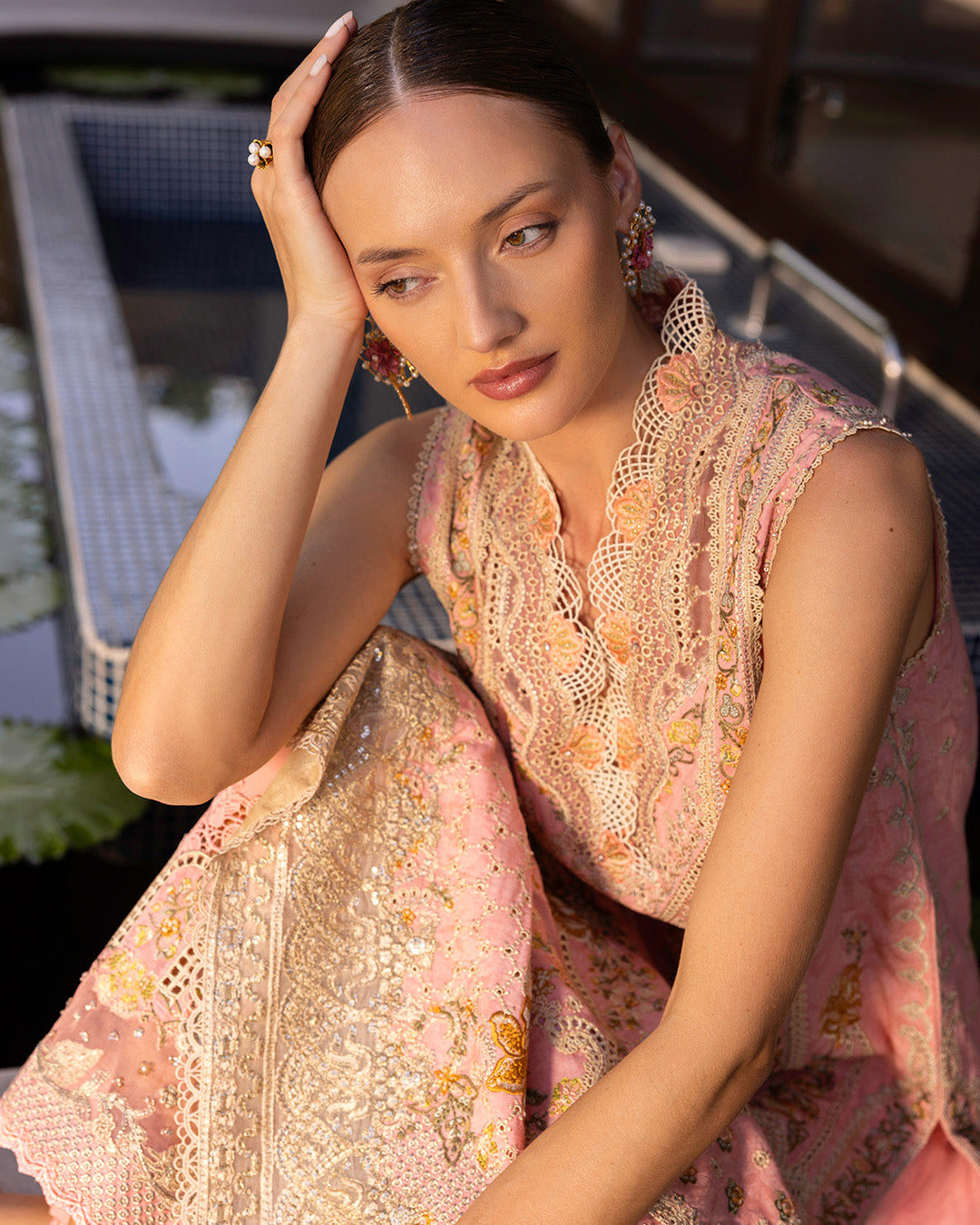 Faiza Saqlain | Zinnia Lawn 25 | Peony - Riwayat-e-Khas