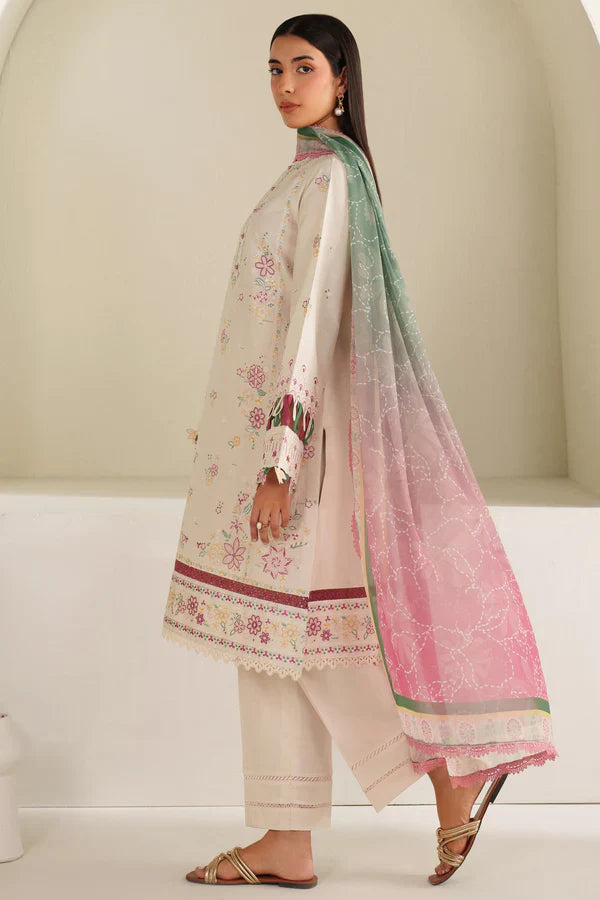 Farasha | Summer Weaves Embroidered lawn'26 | Meadow Bloom