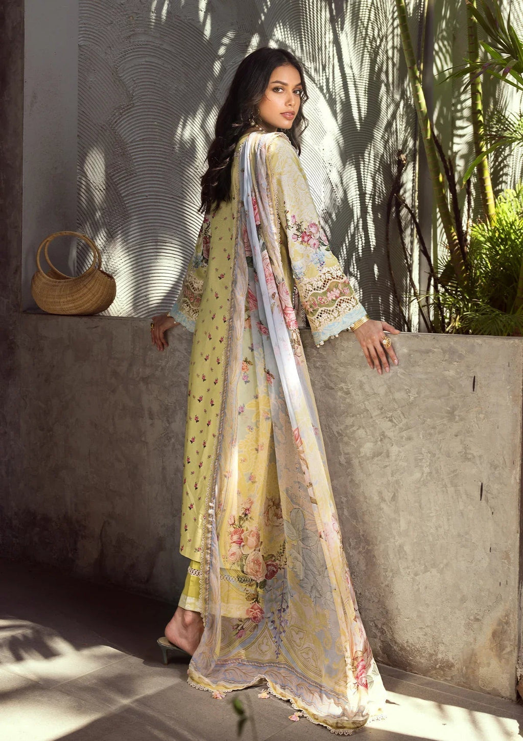 ELAF Signature Embroidered Lawn  3Pc Suit ESL-02A PIXIE DUST