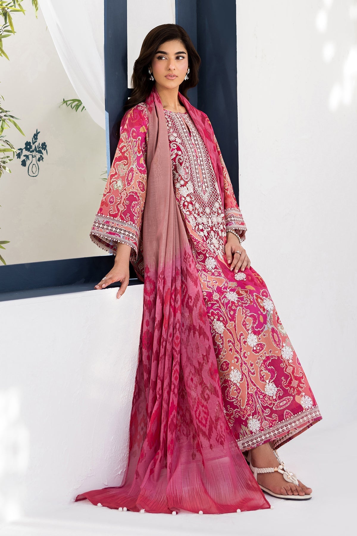 Baroque | Embroidered Lawn | SF-4452
