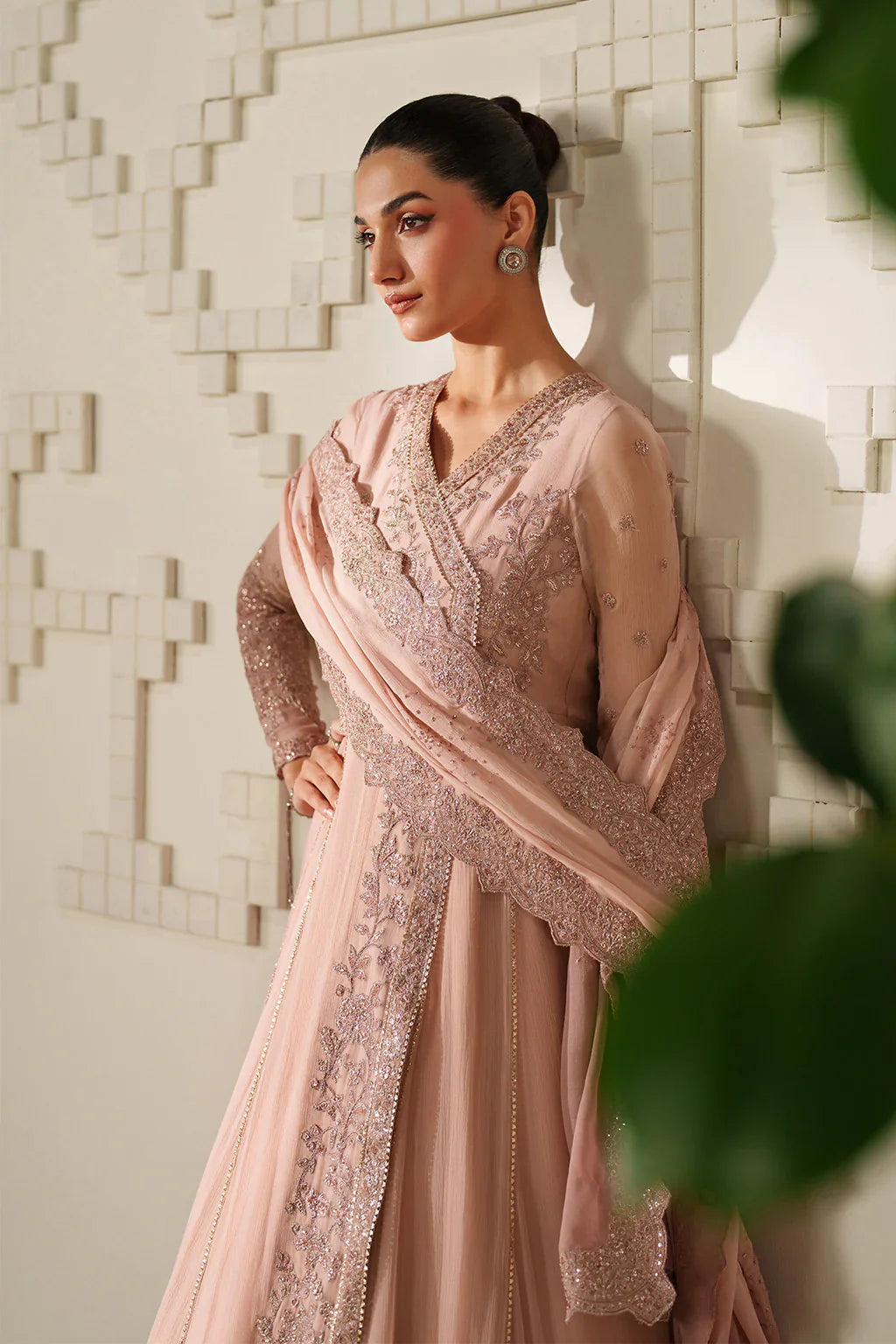 Iznik | Festive Formals | UE-623 Embroidered Chiffon