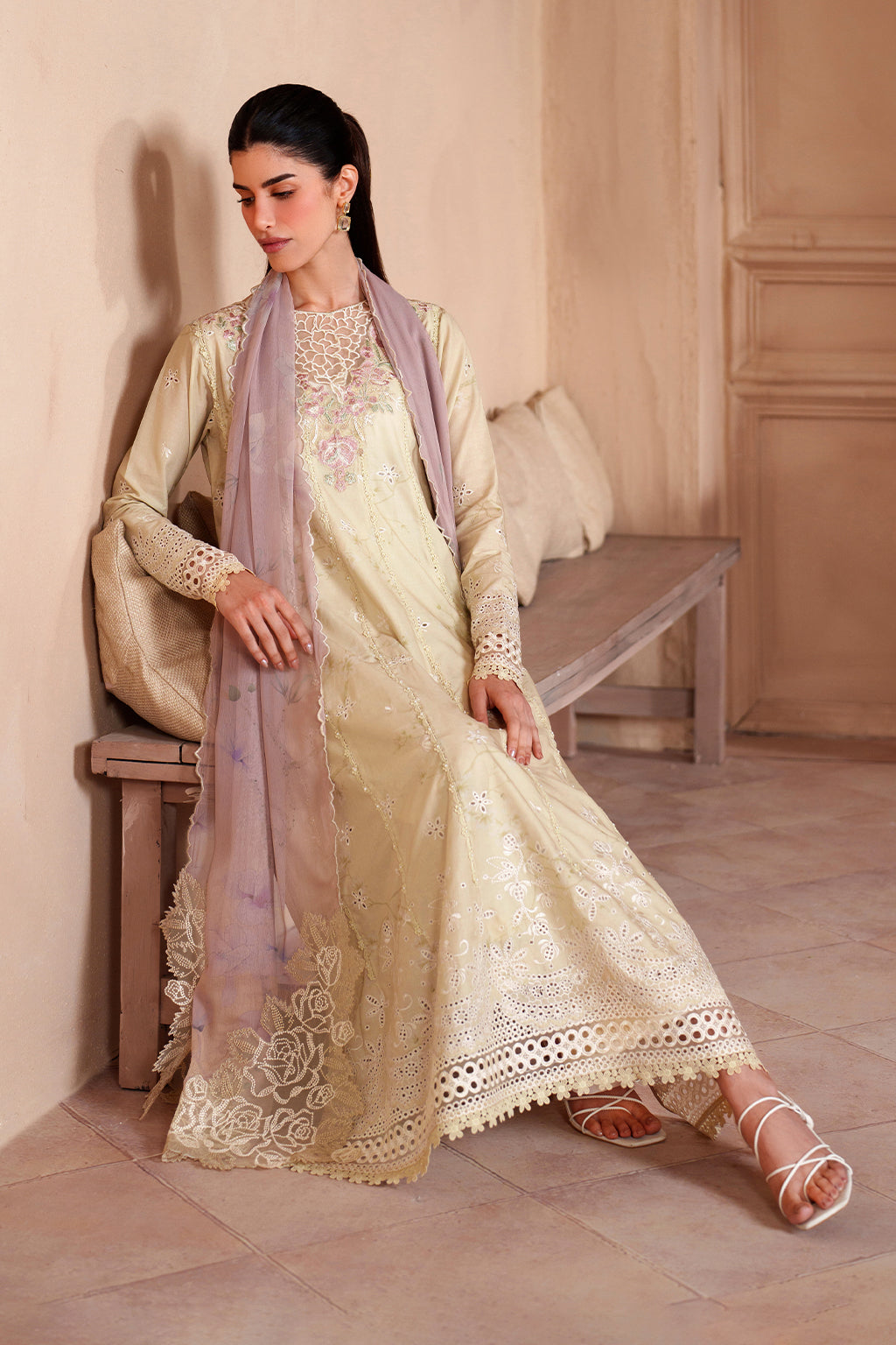 Iznik | Eid Lawn | EL-10 Embroidered Lawn