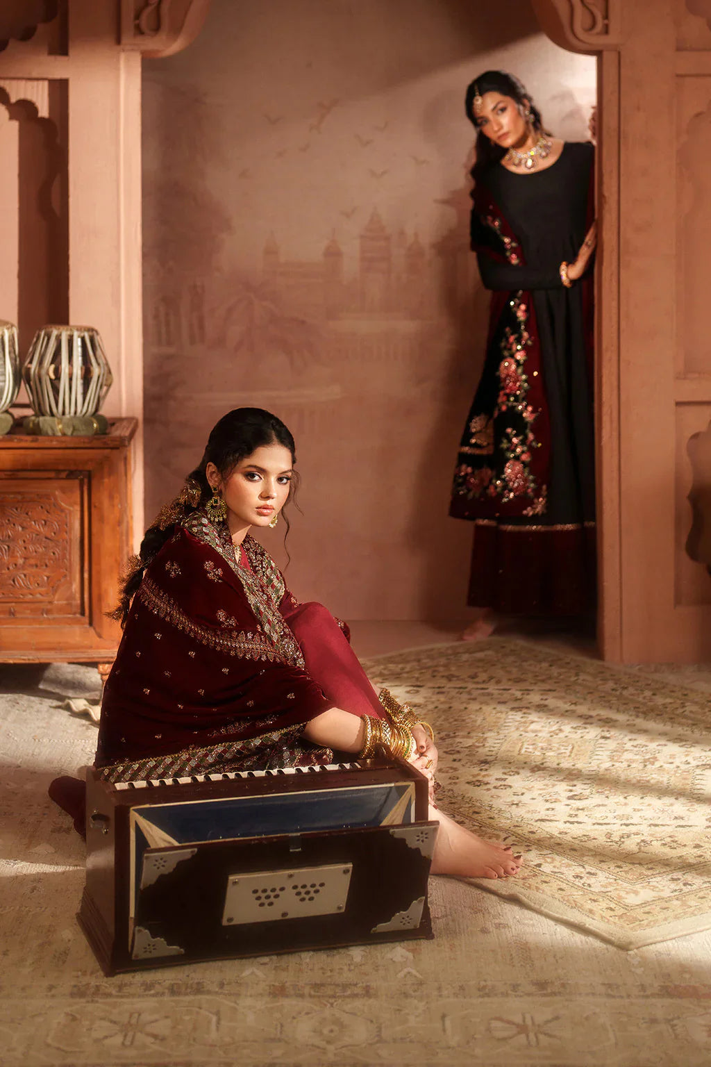 IZNIK | Raagni Velvet Formals | IV-56 Embroidered Velvet