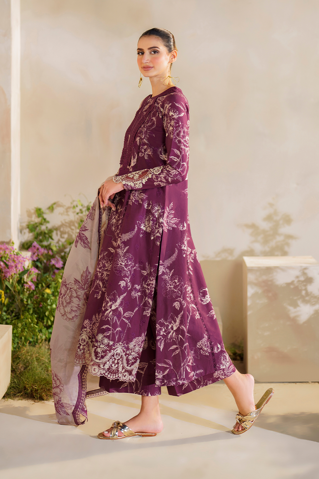 Iznik | Festive lawn 24 | SFL-04 - House Of Anaya