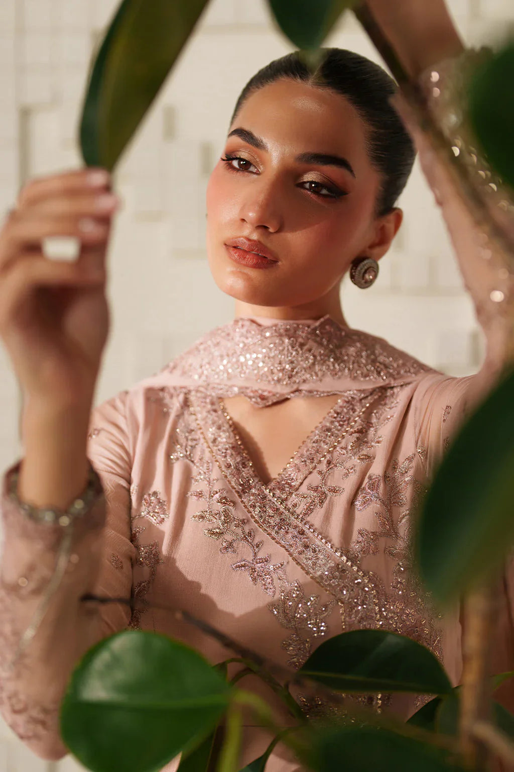 Iznik | Festive Formals | UE-623 Embroidered Chiffon