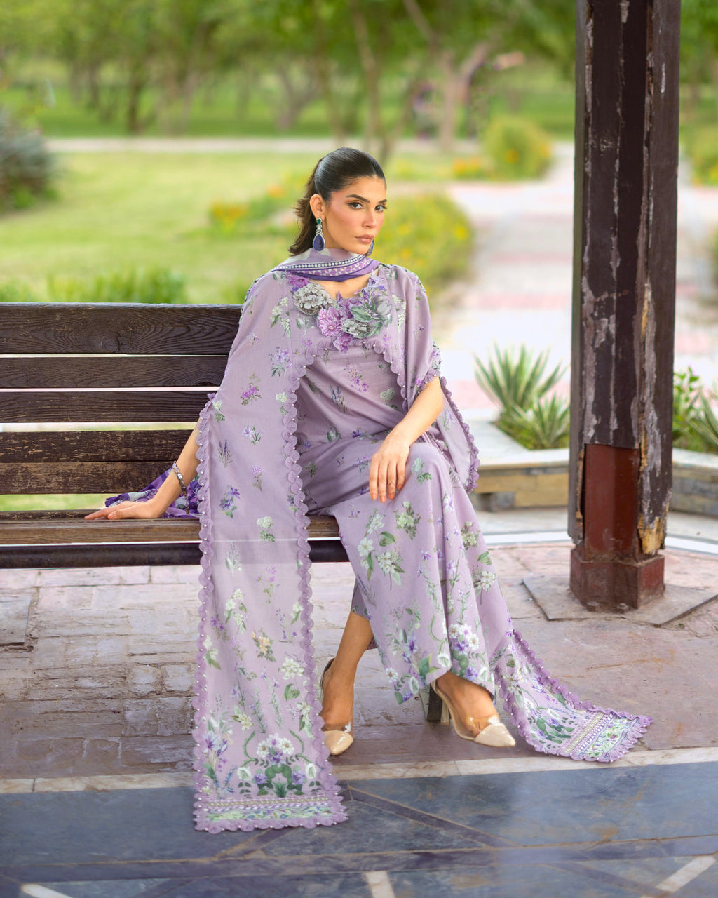 Elaf Premium | Bridgerton Prints 26 | EPB-6A LILAC GARDEN