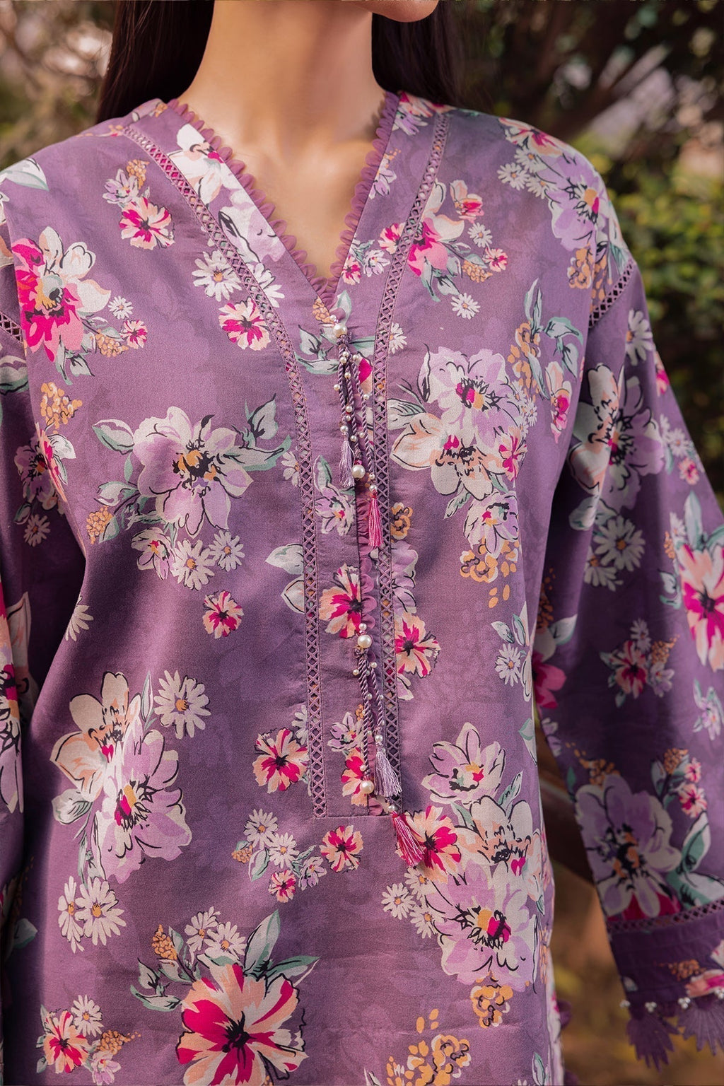 Alizeh | Sheen Lawn Prints 24 | INDIGO - House Of Anaya