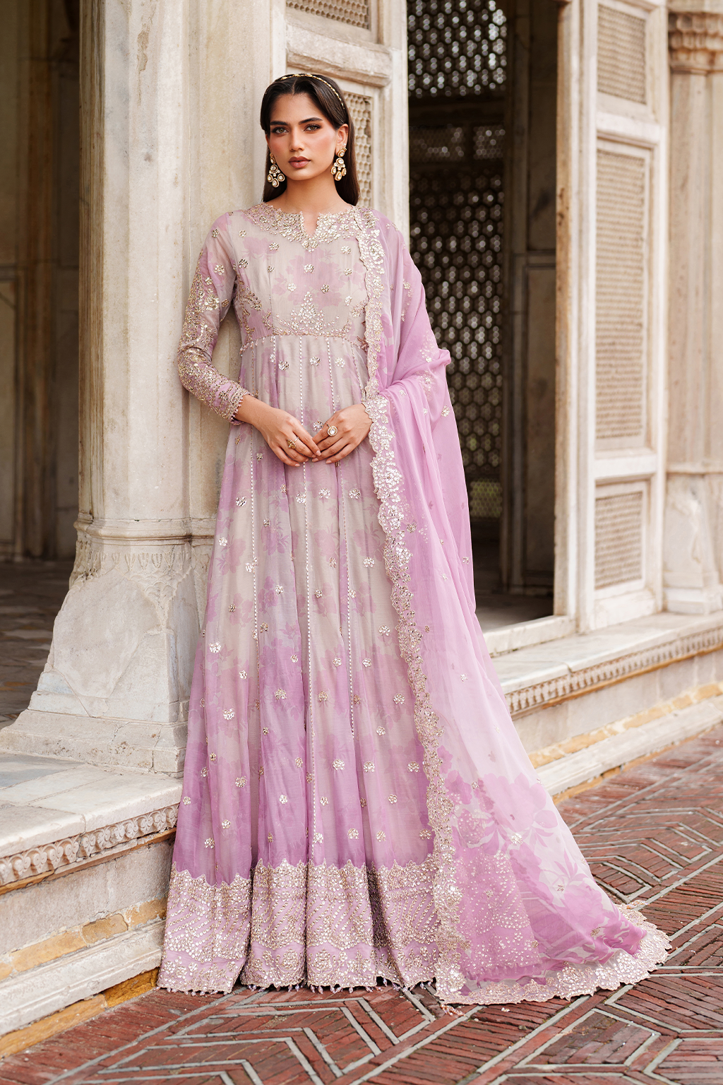 Iznik | Festive Formal | UE-555 Printed Chiffon