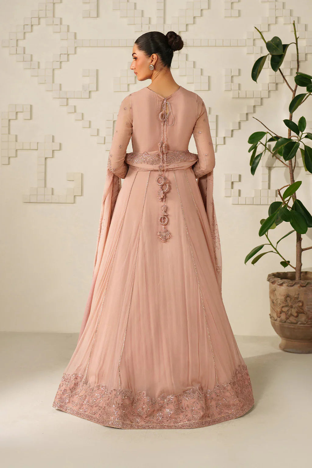 Iznik | Festive Formals | UE-623 Embroidered Chiffon