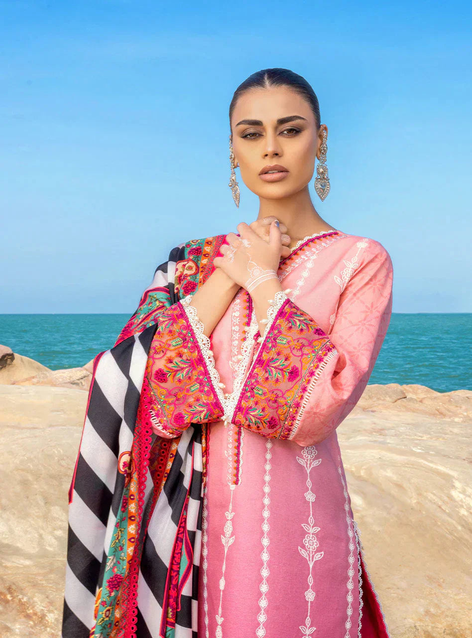 Zainab Chottani Embroidered Chikankari Lawn 3Pc Suit ZC-06A