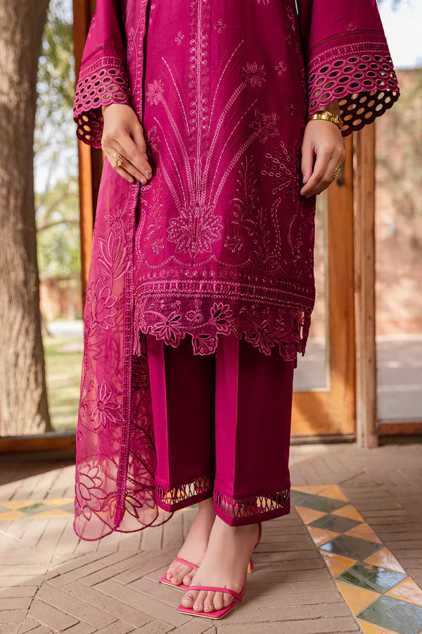 Farasha | Summer Weaves Embroidered lawn'26 | Viola