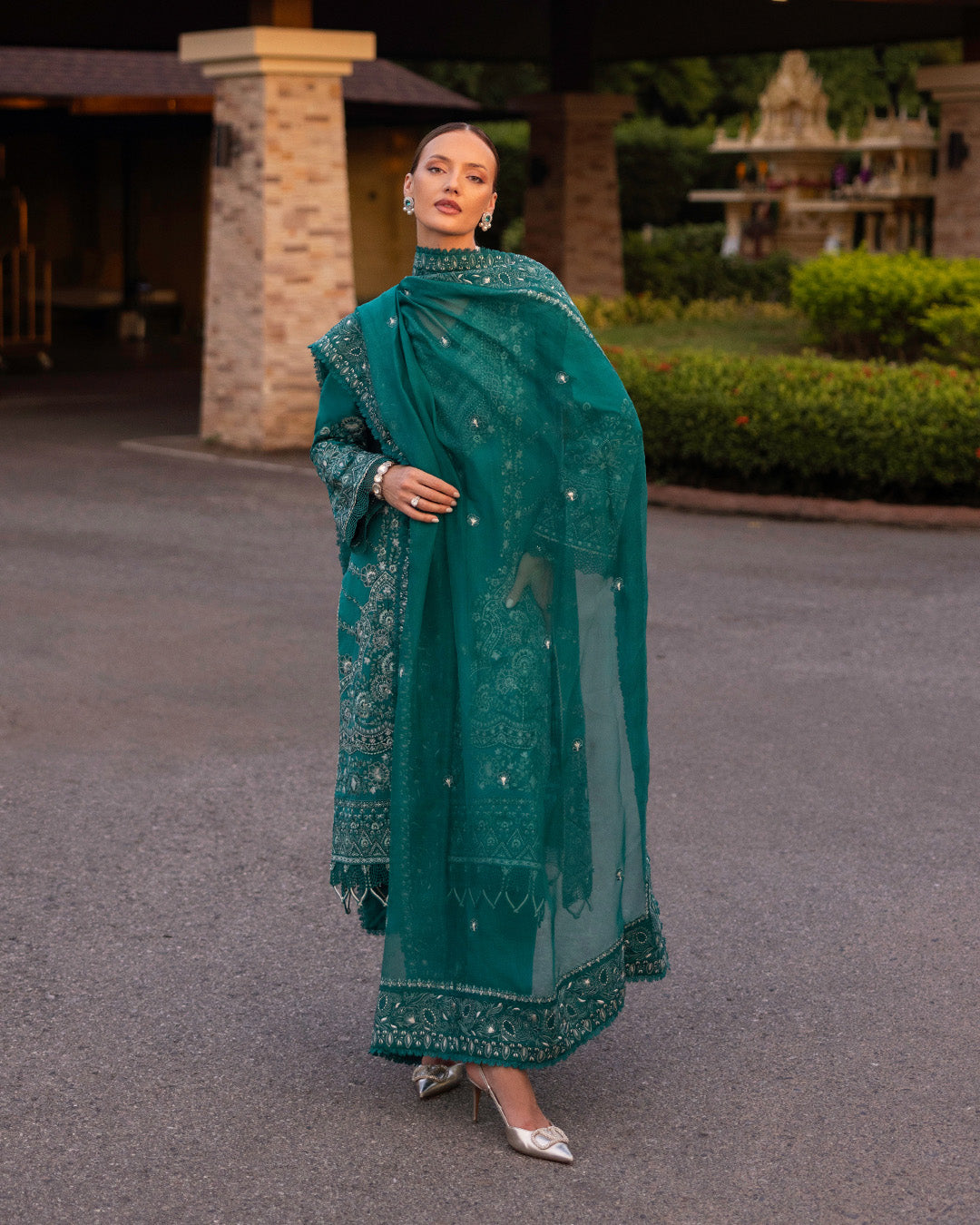 Faiza Saqlain | Zinnia Lawn 25 | Calla - House Of Anaya
