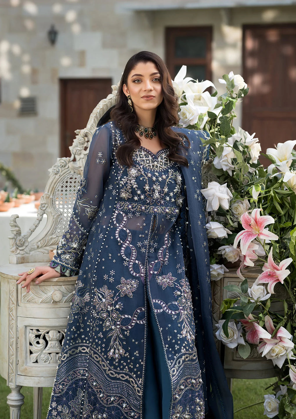 Elaf Premium | Formal Handwork Collection | EFH-04 FALAK - House Of Anaya