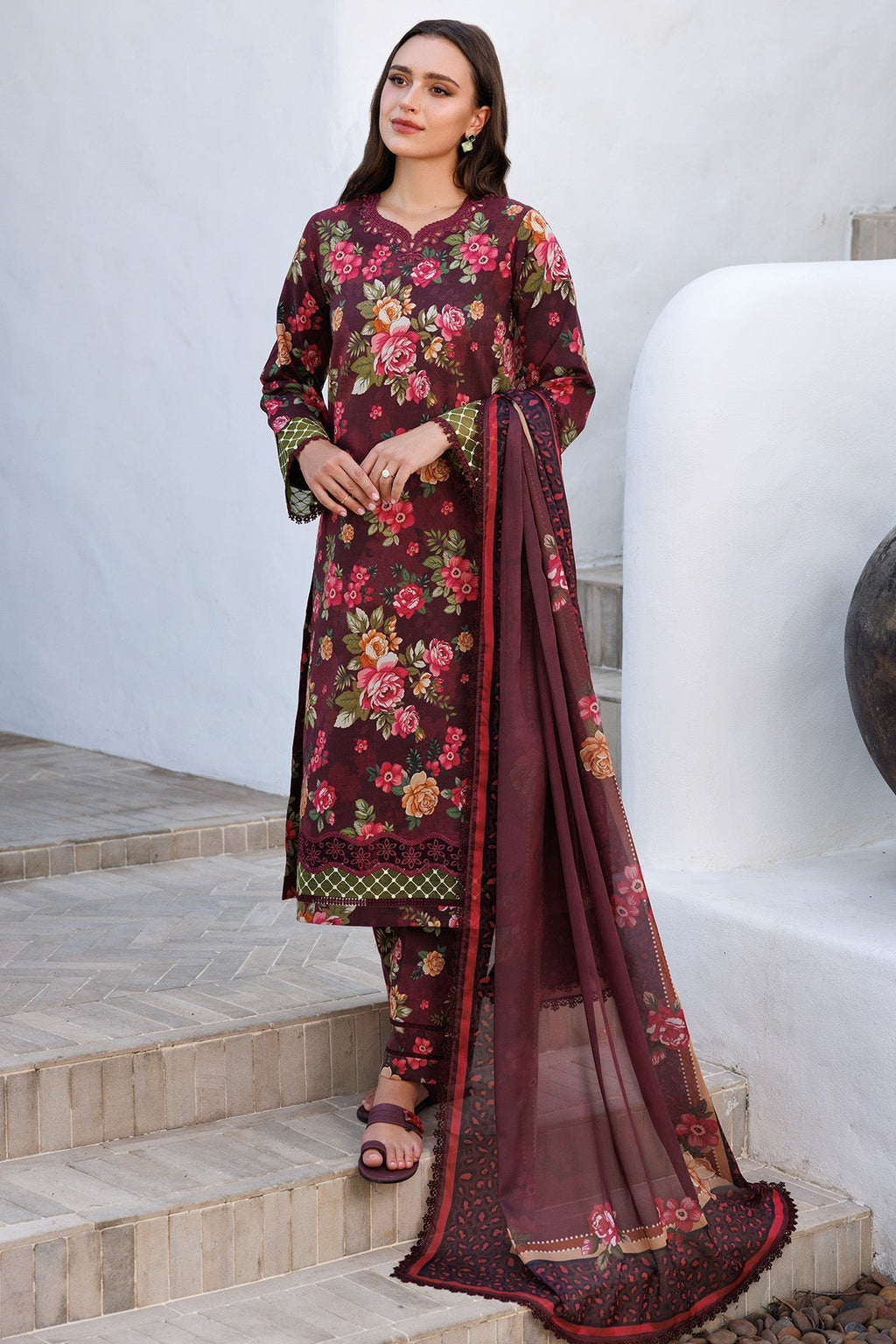 Farasha | Printed Essentials | Floral Berry