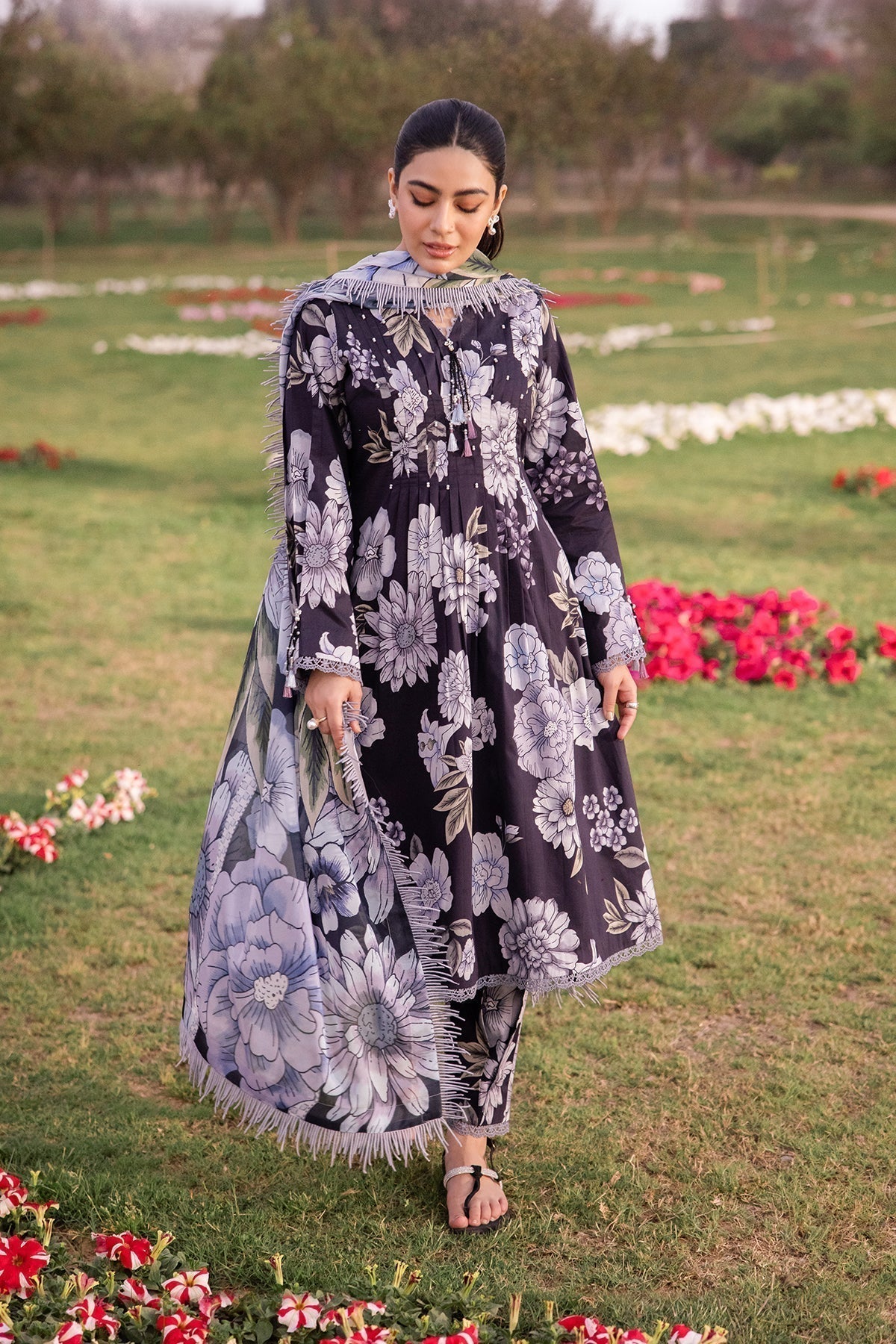 Alizeh | Sheen Lawn Prints 24 | CALLA - House Of Anaya