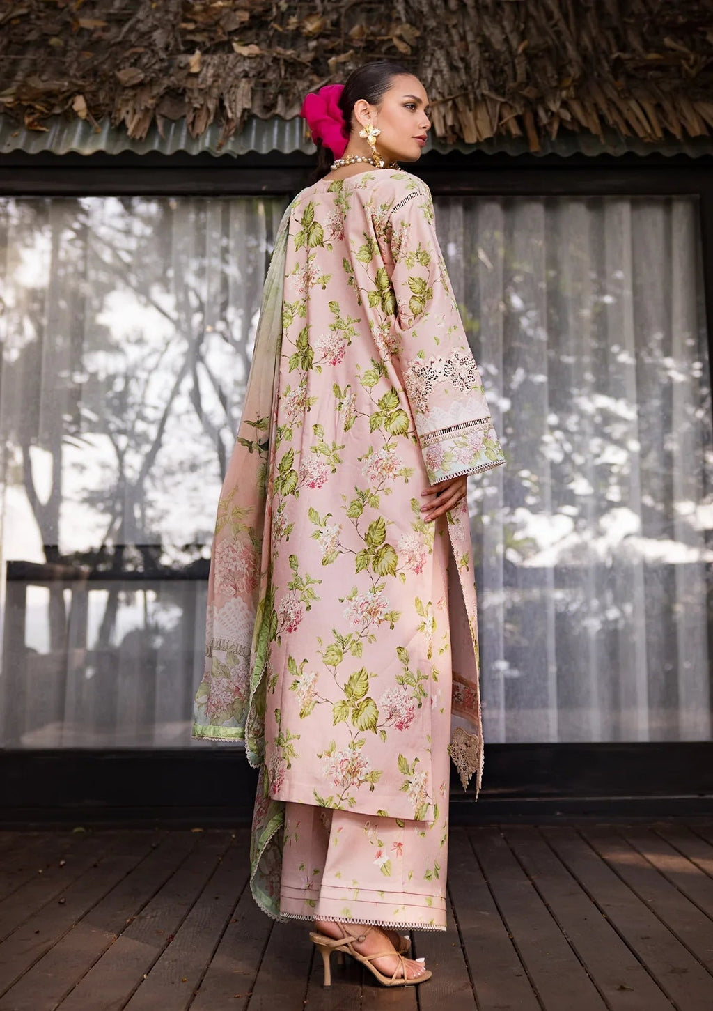 ELAF Signature Embroidered Lawn 3Pc Suit ESL-05B DELIGHT DRAPE