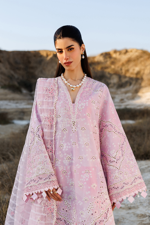 Emaan adeel | Sunlit Groove Luxury Lawn 26 | SUMMER SORBET