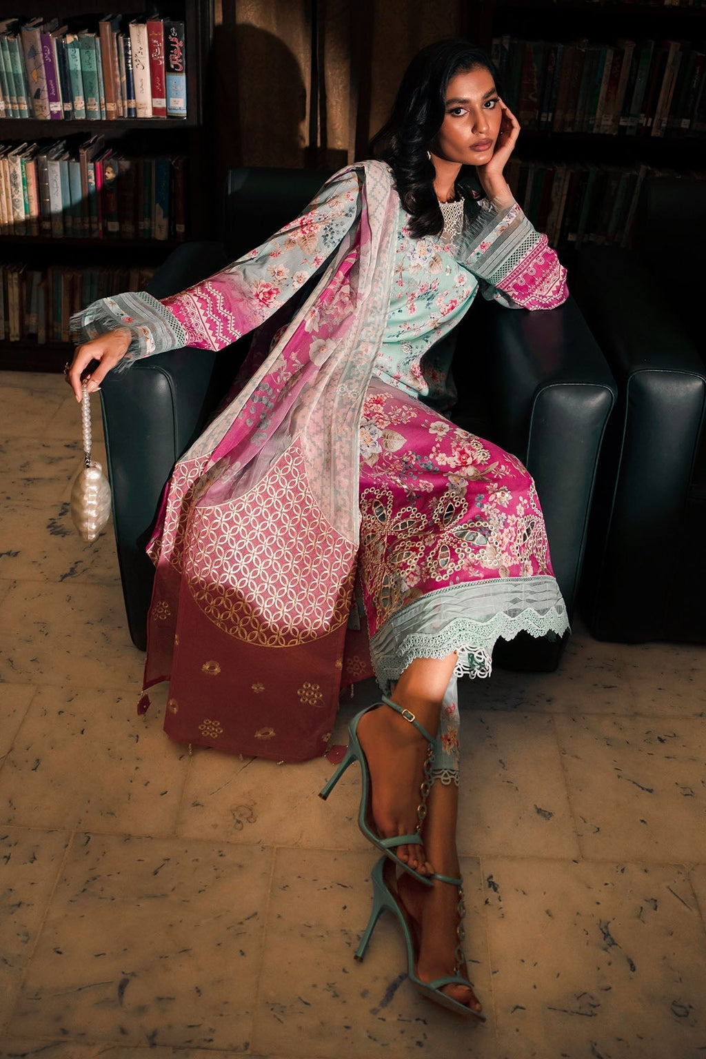 Nureh | Glam Girl Lawn | GL-16 - Riwayat-e-Khas