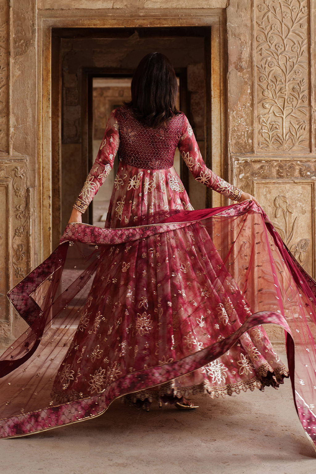Iznik | Exclusive Formals | UE-533 Printed Chiffon