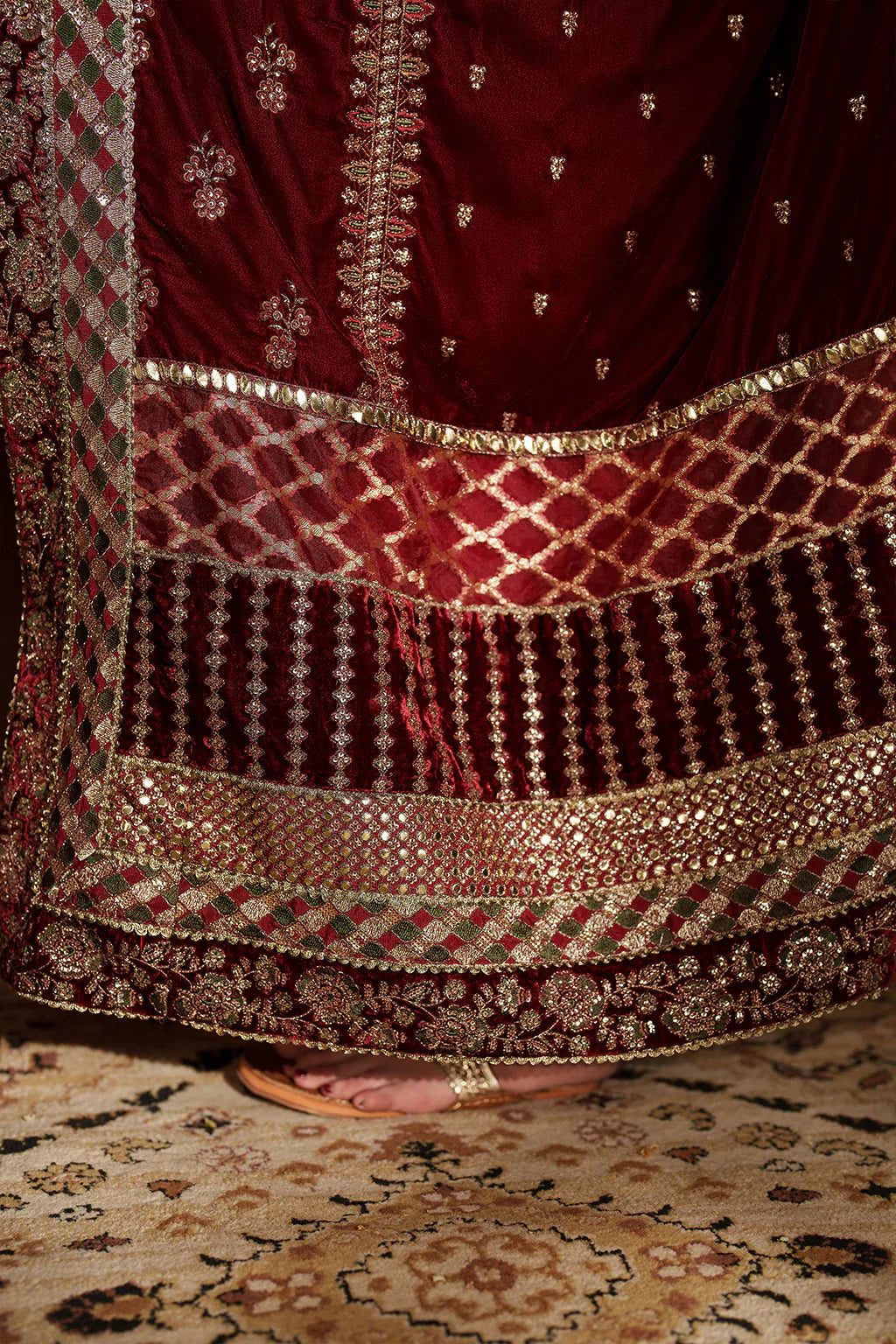 IZNIK | Raagni Velvet Formals | IV-56 Embroidered Velvet