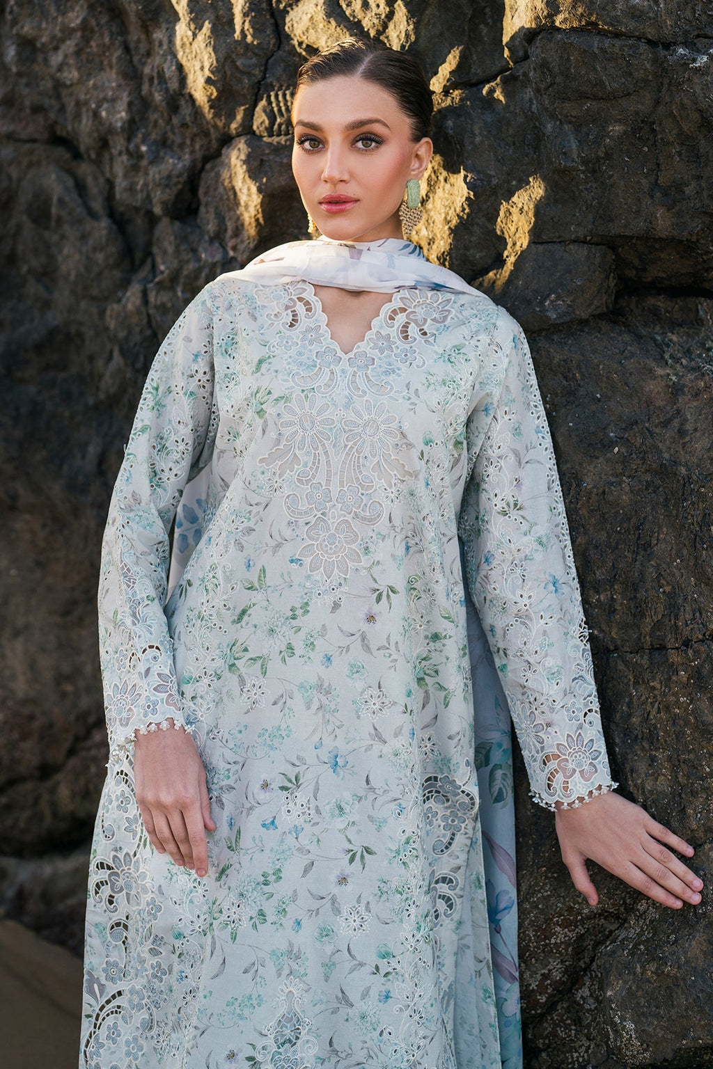 Baroque | Embroidered Lawn | SF-4129