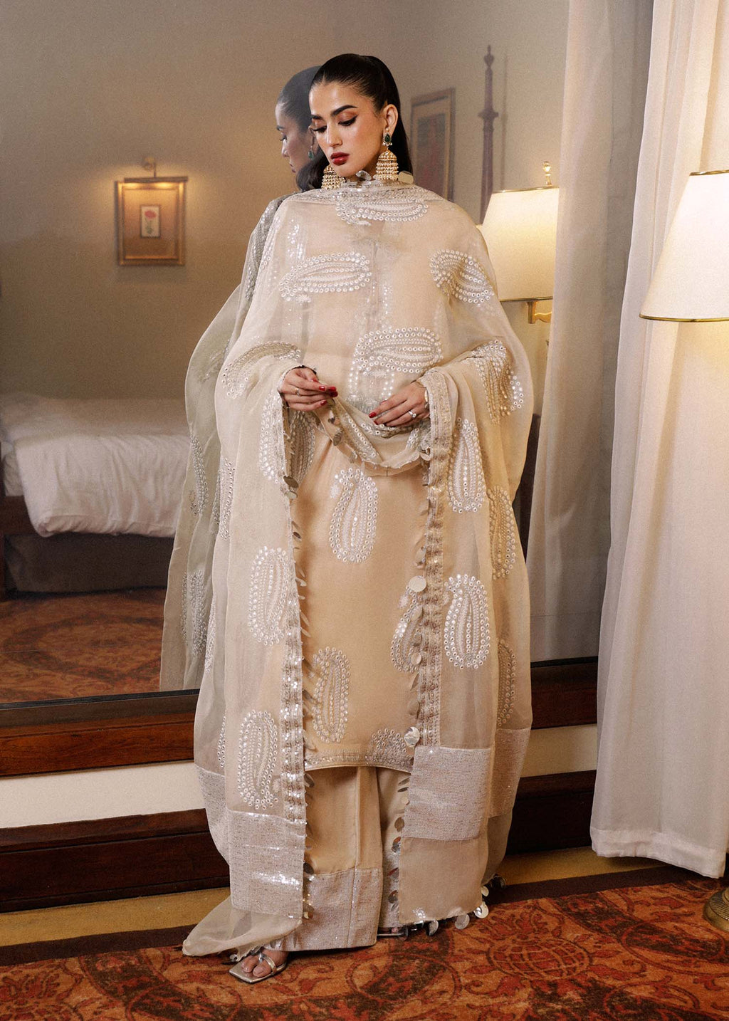 Hussain Rehar | Luxury Pret SS 24 | Moh - House Of Anaya