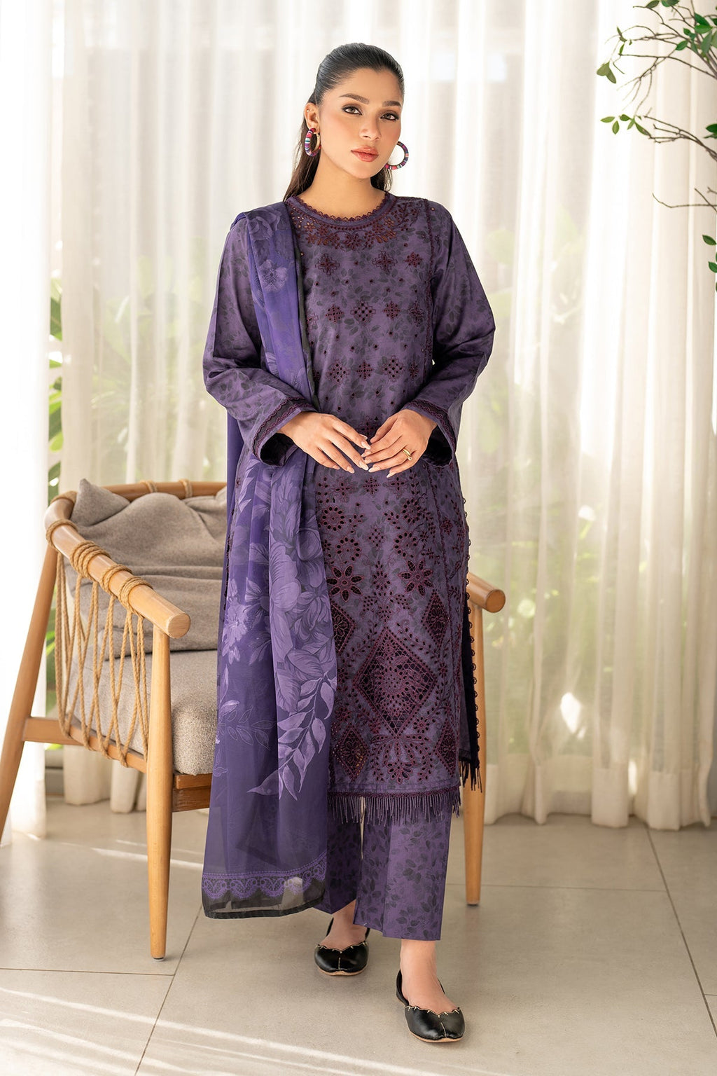 Baroque | Embroidered Lawn | SF-4096