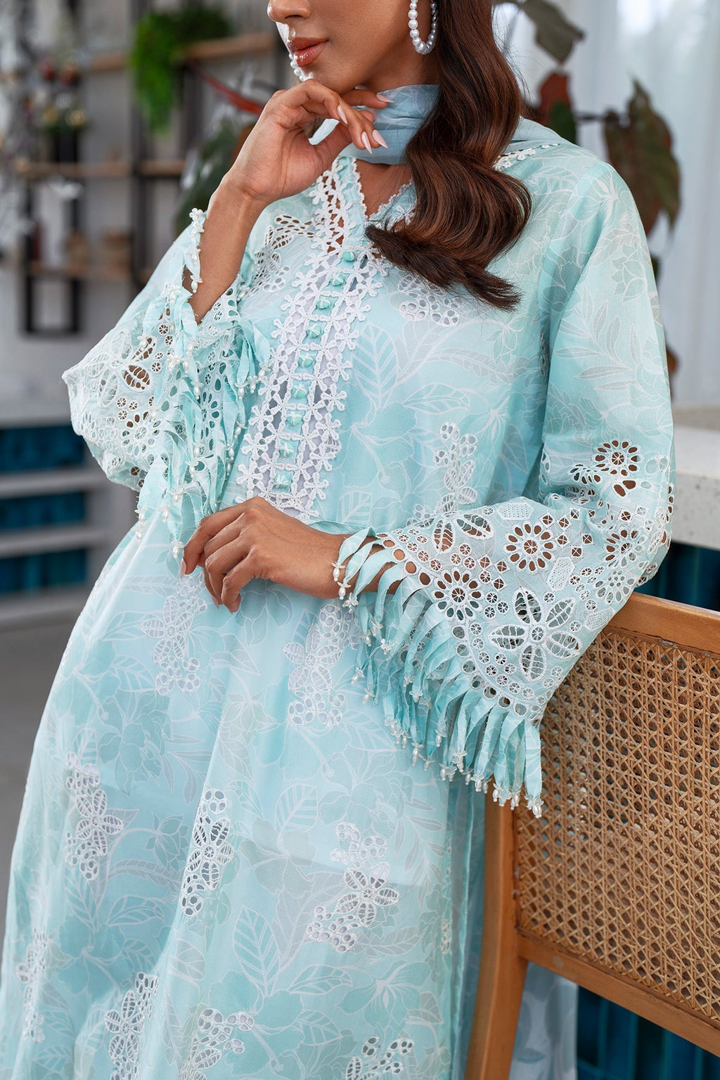 Baroque | Embroidered Lawn | SF-4074