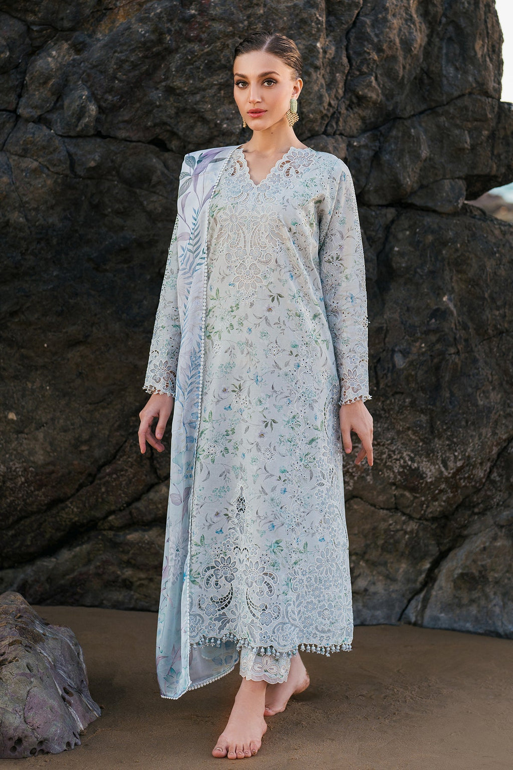 Baroque | Embroidered Lawn | SF-4129