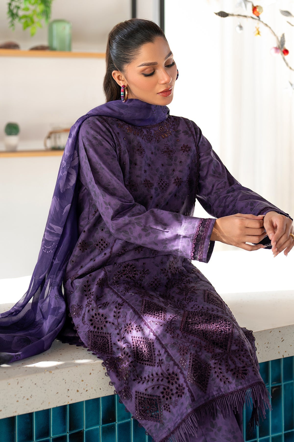 Baroque | Embroidered Lawn | SF-4096