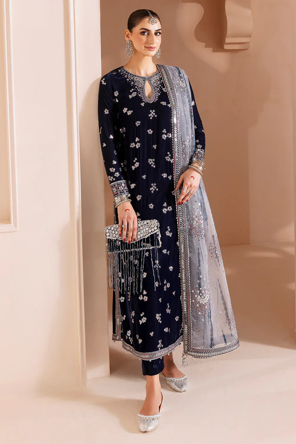 jazmin | Chandani Velvet Formals '25 | Embroidered Velvet Formal CVF D-03
